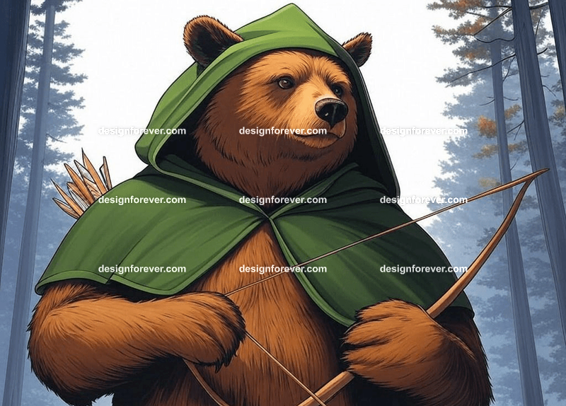 Animals as Storybook Adventurers – Characters styled like classic children's book illustrations