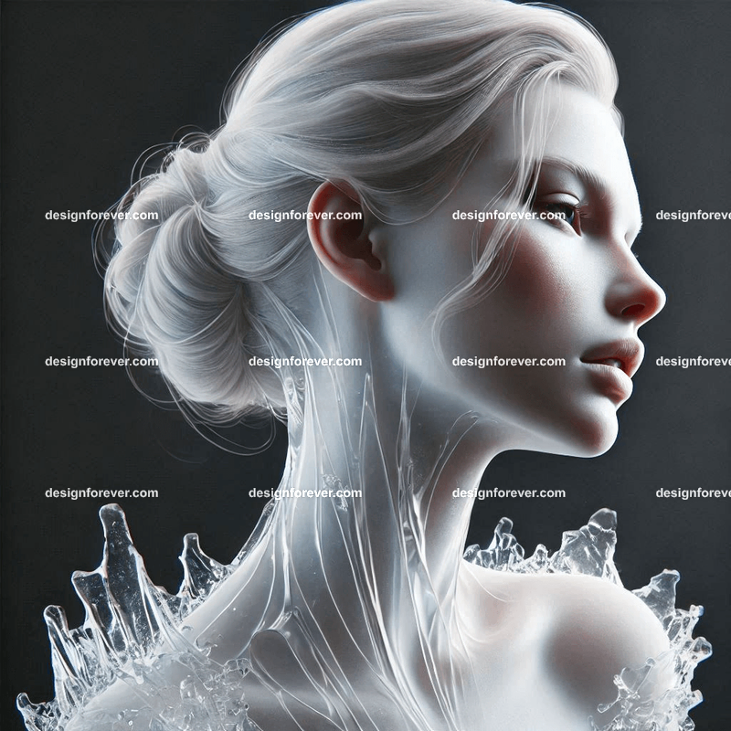 dress made of ice
