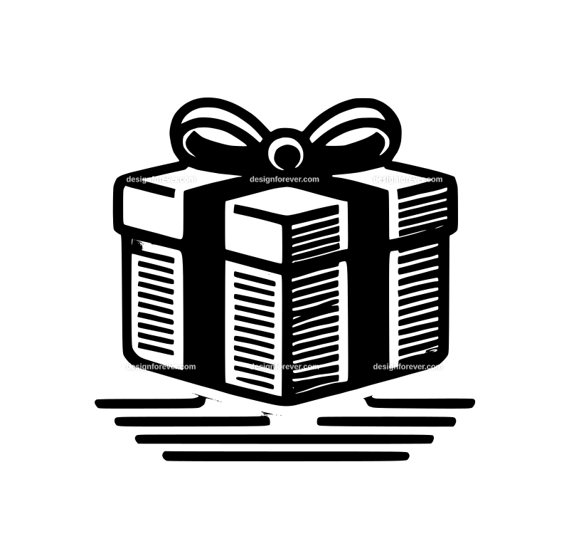 gift box graphic logo