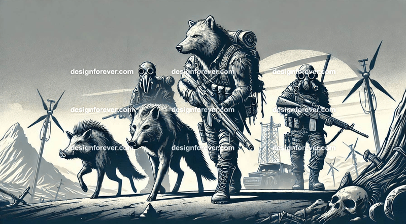 Animals as wasteland warriors
