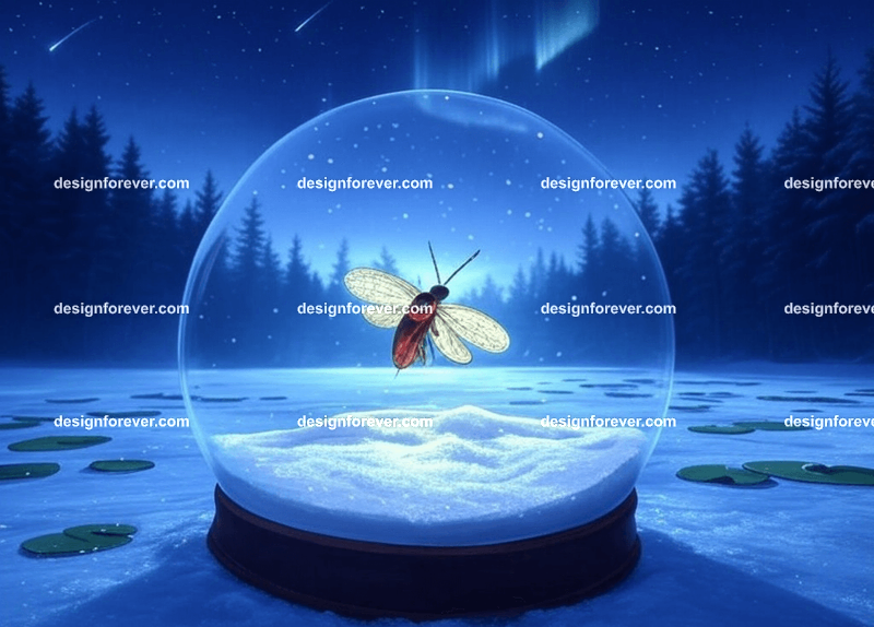 firefly in crystal ball orb