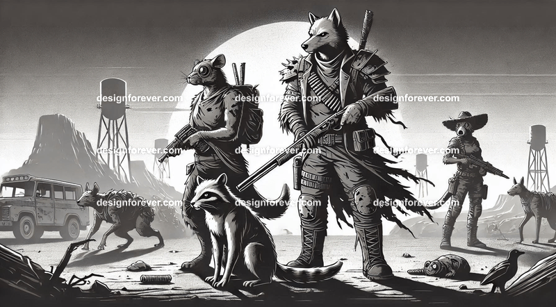 Animals as wasteland warriors