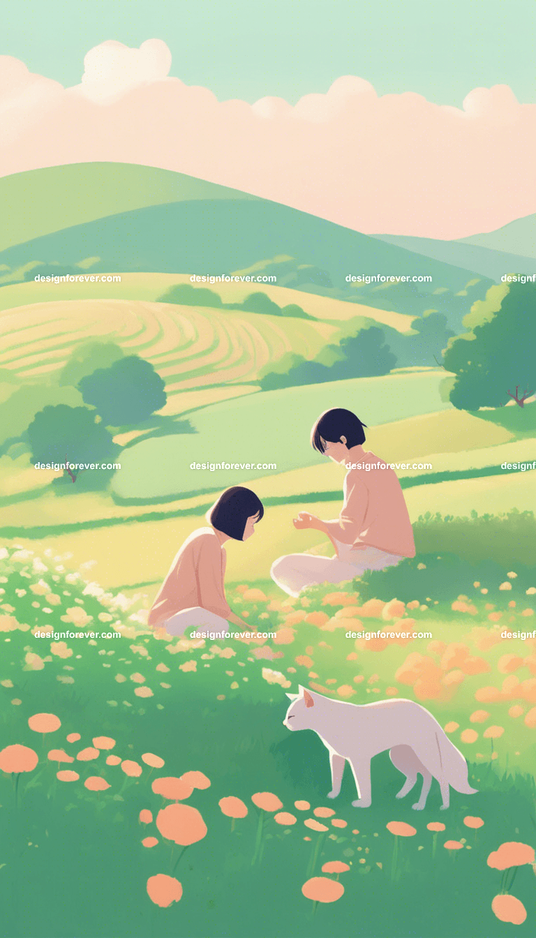 woman enjoying countryside