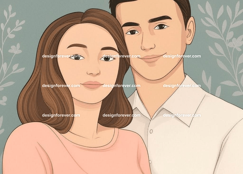 woman madly in love with man