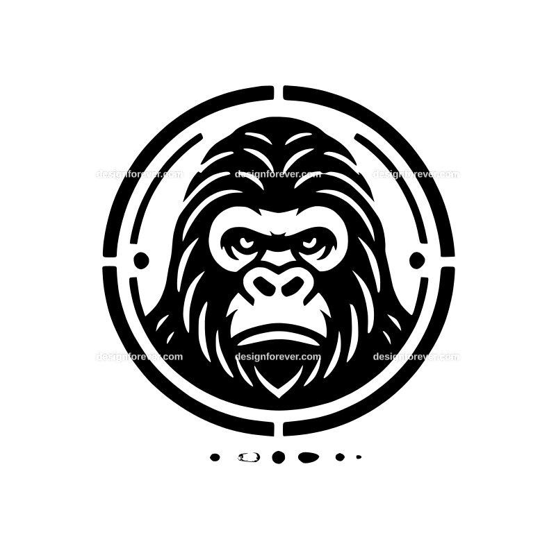 gorilla graphic logo