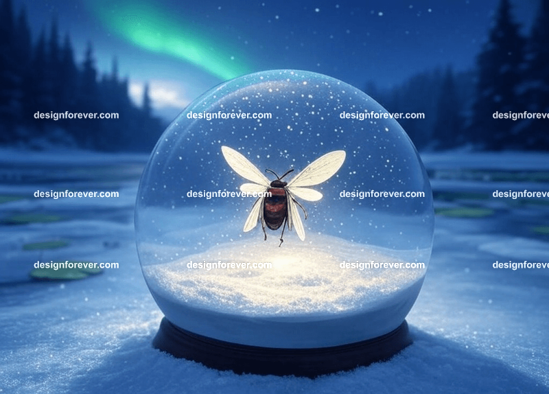 firefly in crystal ball orb