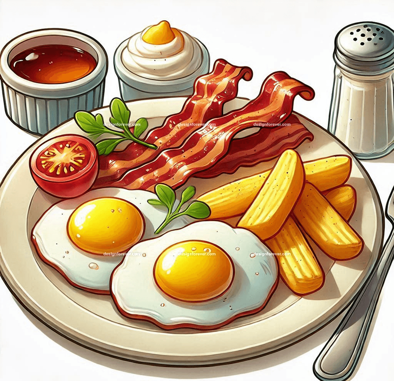 bacon and eggs