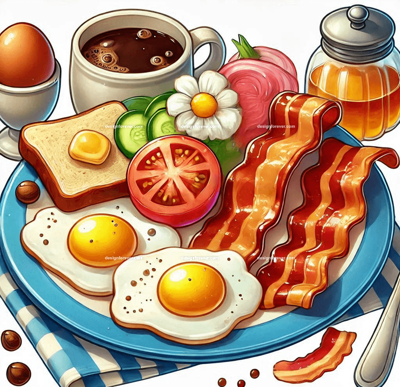 bacon and eggs