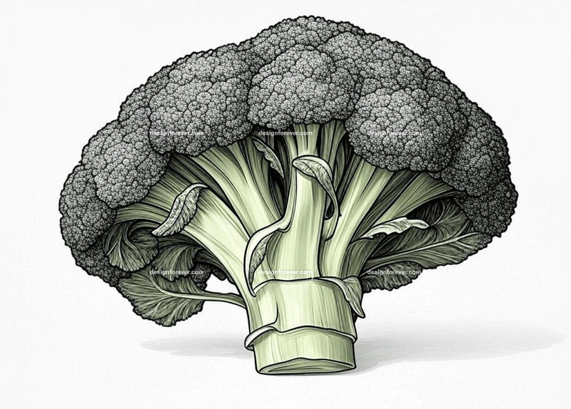 whimsical drawing of vegetables that kids hate