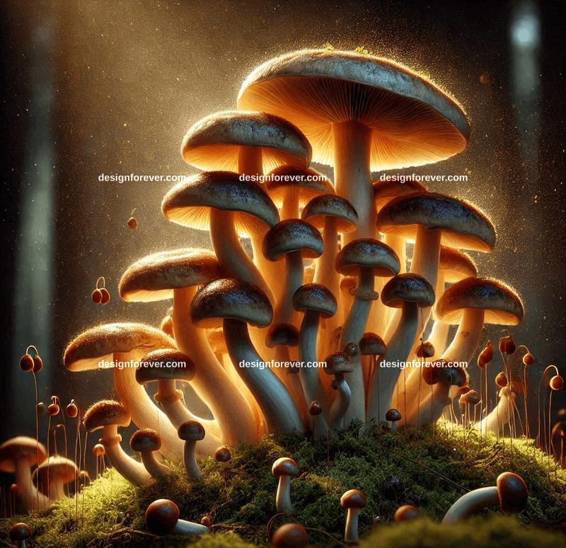 the mushroom growth
