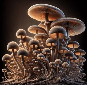 the mushroom growth