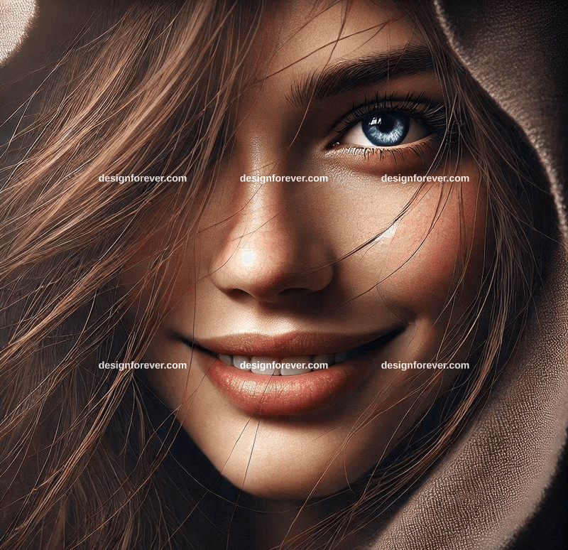 a hidden smile
