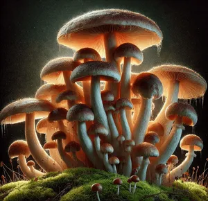 the mushroom growth