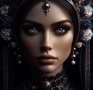 the dark eyes of the queen
