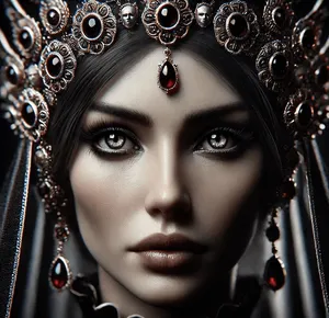 the dark eyes of the queen