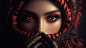 the dark eyes of the queen