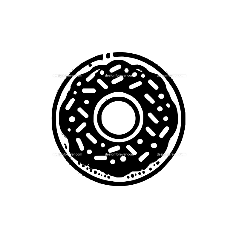 donut graphic logo