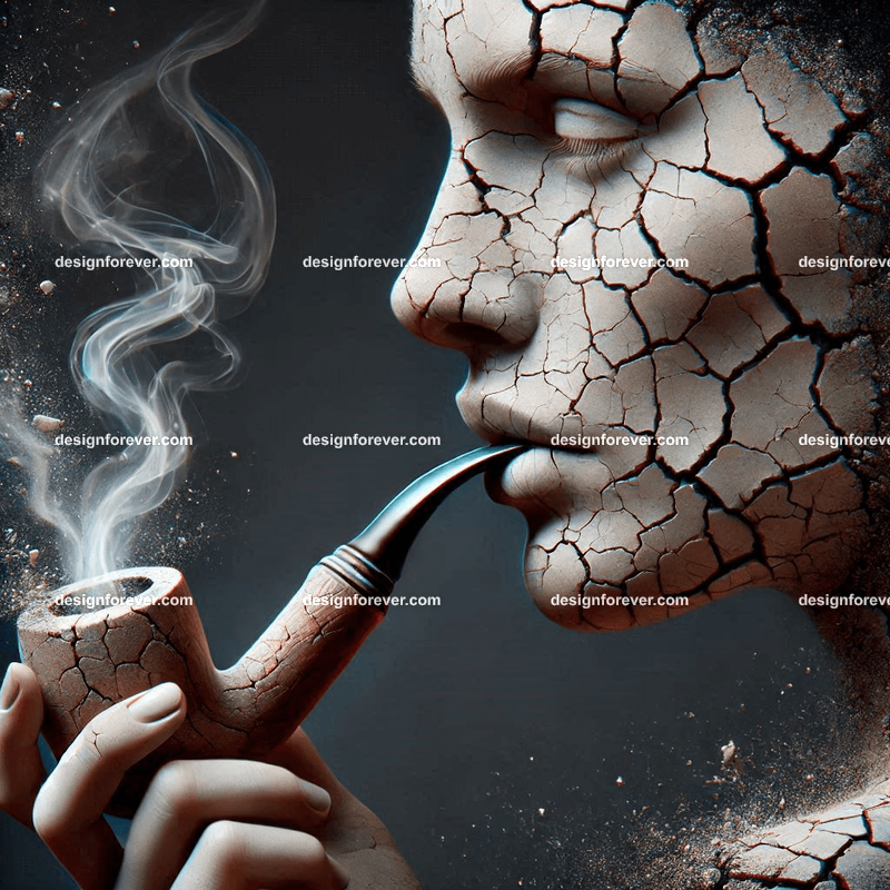 cracked smoke pipe