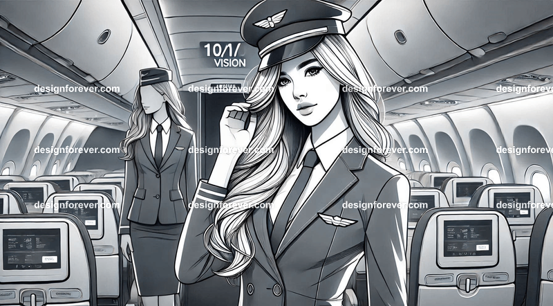 attractive flight attendants
