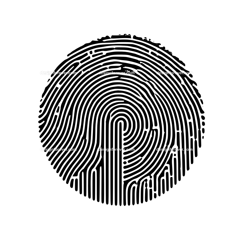 fingerprint graphic logo