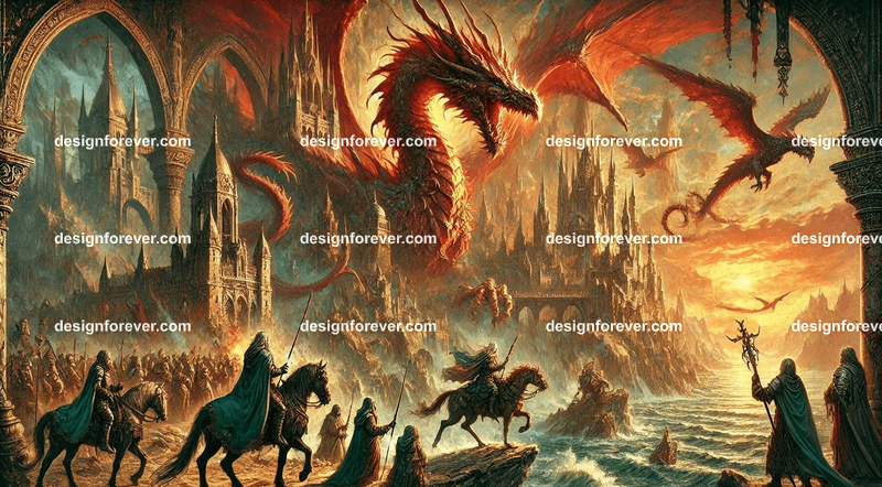 epic masterpiece of fantasy art
