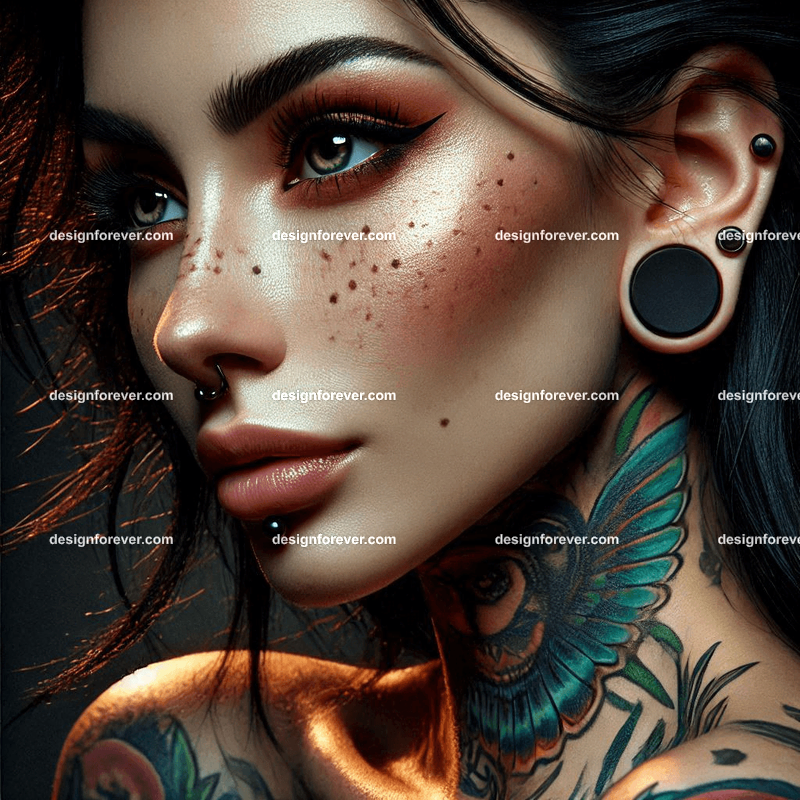 Young female sorcerer fantasy shot