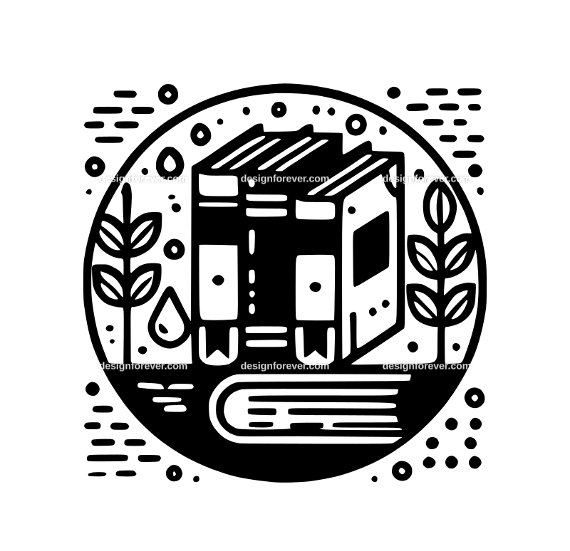 books graphic logo