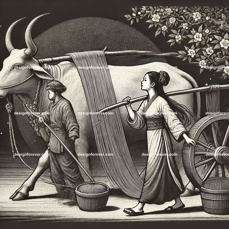 the weaver girl and the cowherd (牛郎织女)