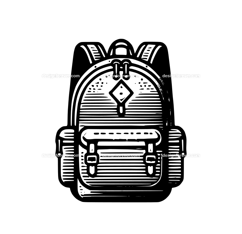 backpack graphic logo