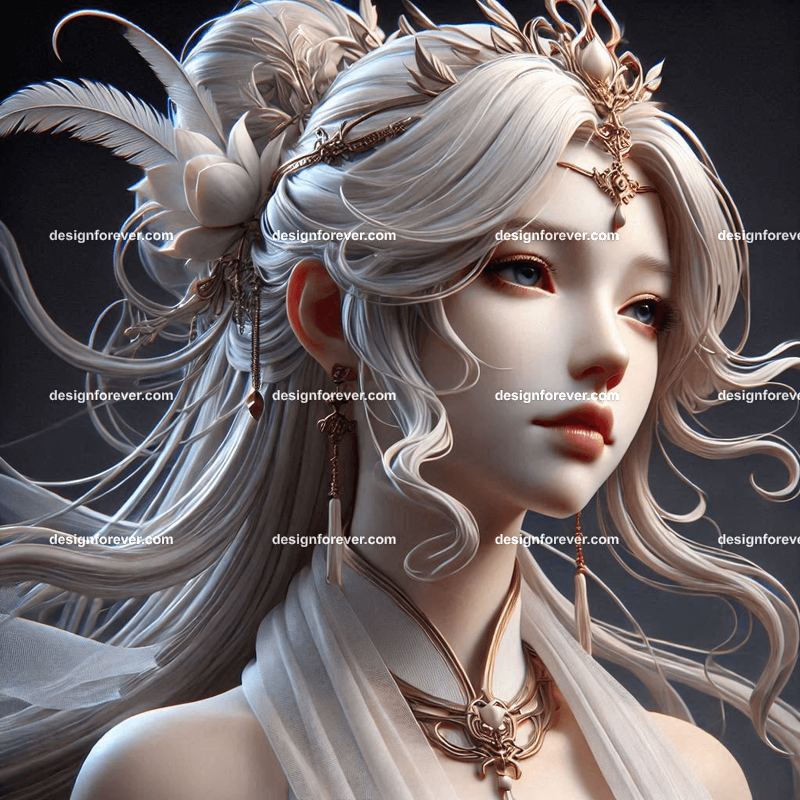 goddess character from japanese fantasy novel