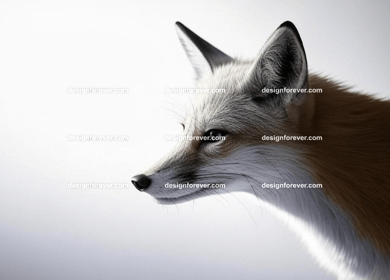 Simple line drawings of fox