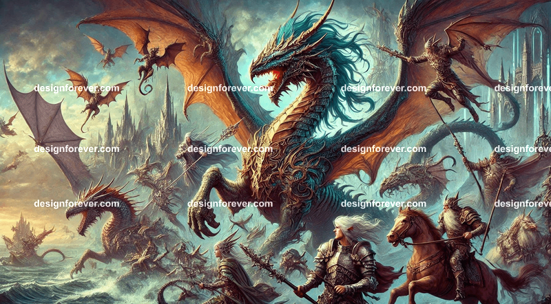 epic masterpiece of fantasy art
