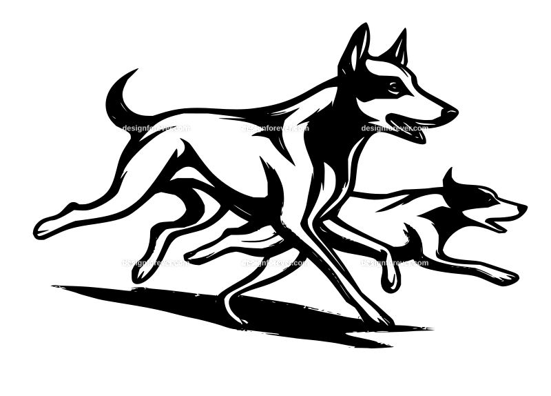 chasing dog logo