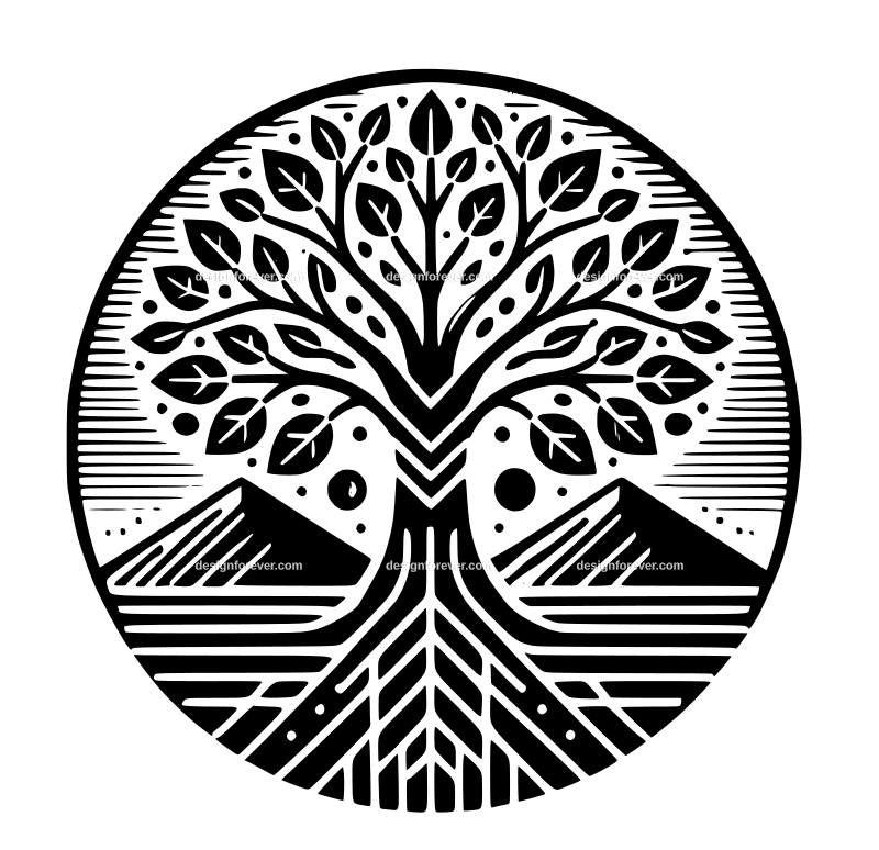 the tree graphic logo