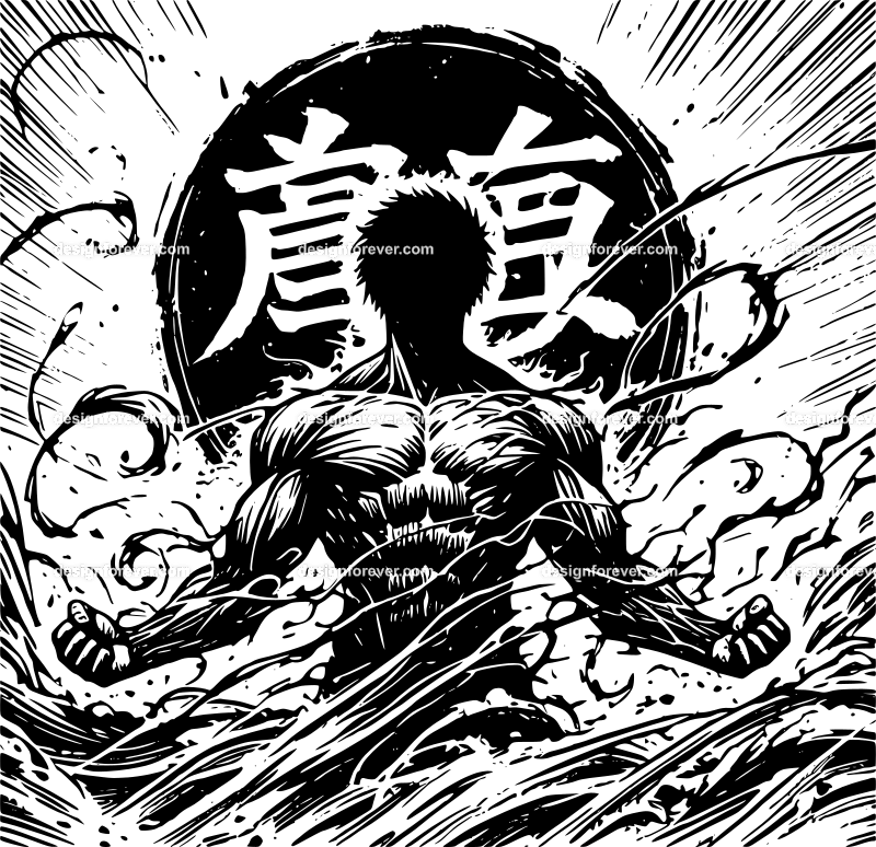 Power in powerful chinese calliography
