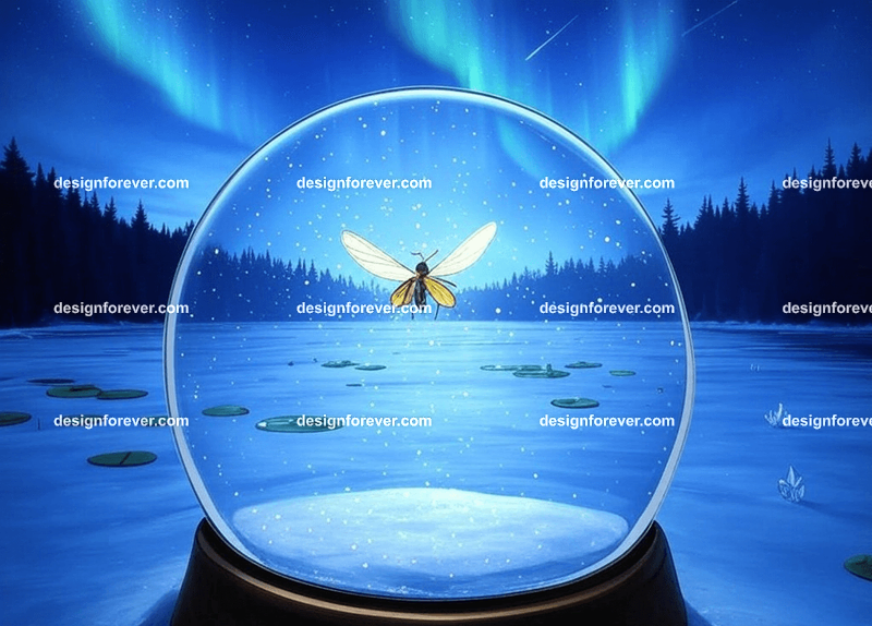 firefly in crystal ball orb