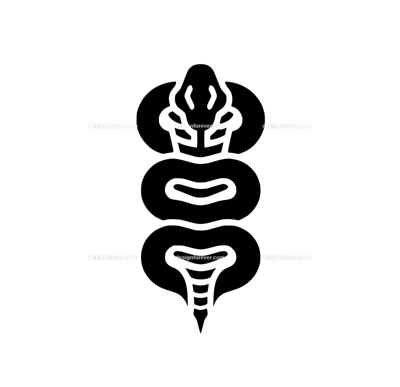 snake bit graphic logo