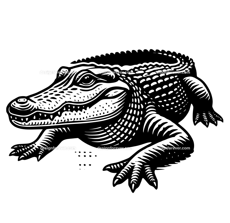 alligator graphic logo