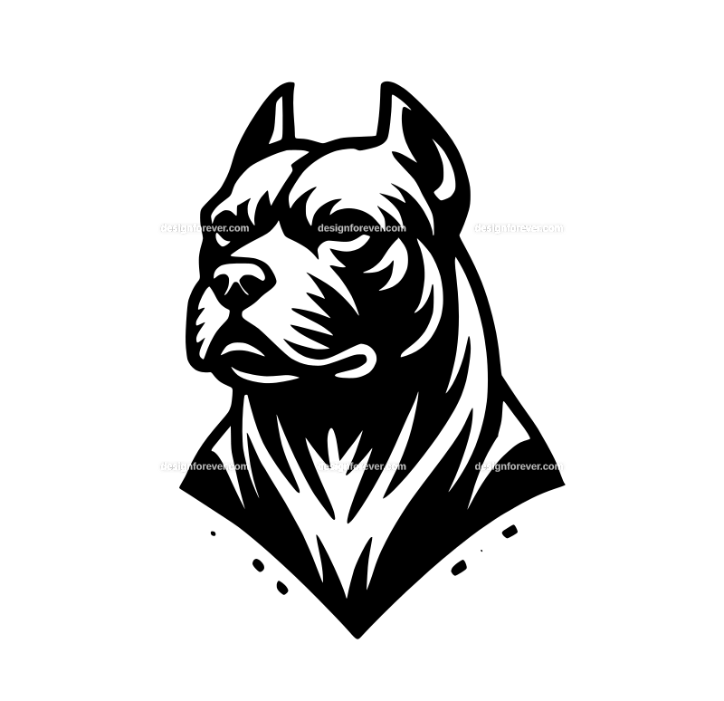 pitbull graphic logo