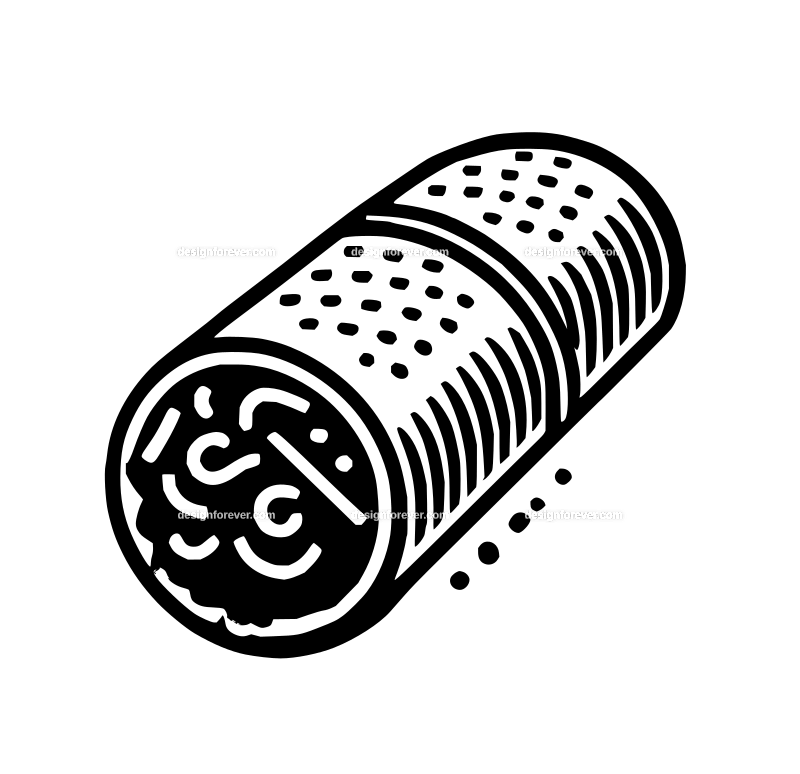 burrito graphic logo