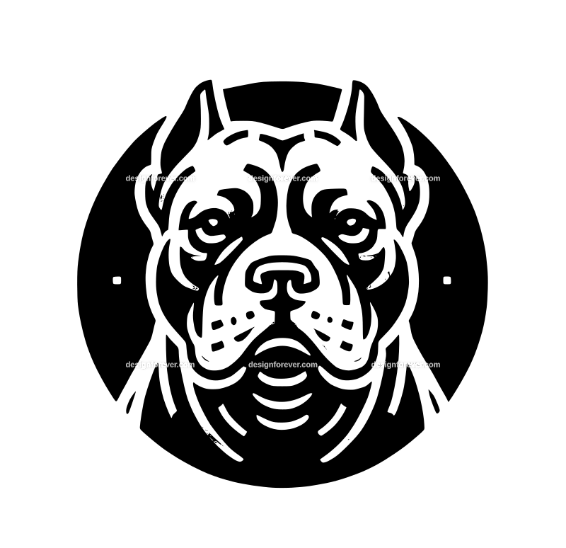 pitbull graphic logo