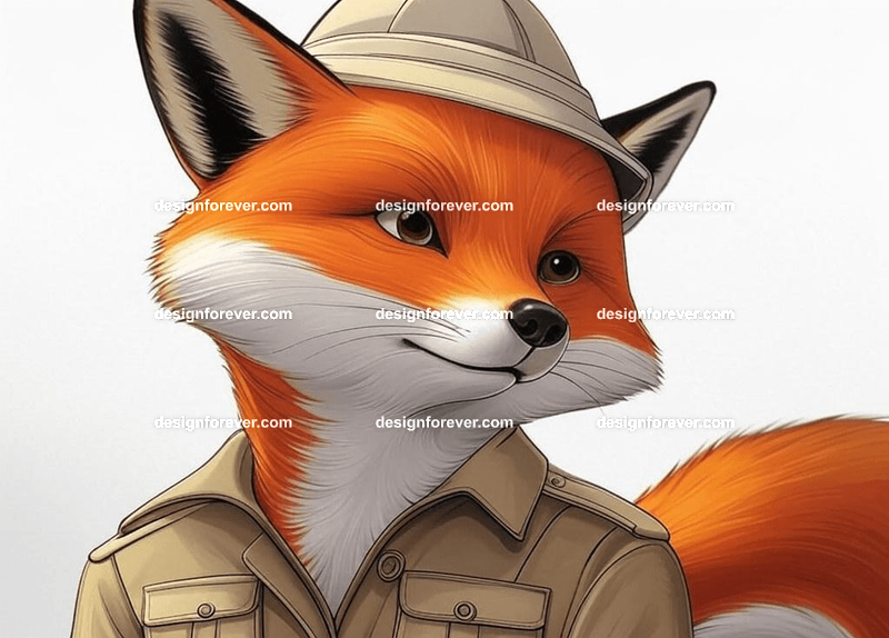 Animals as Storybook Adventurers – Characters styled like classic children's book illustrations