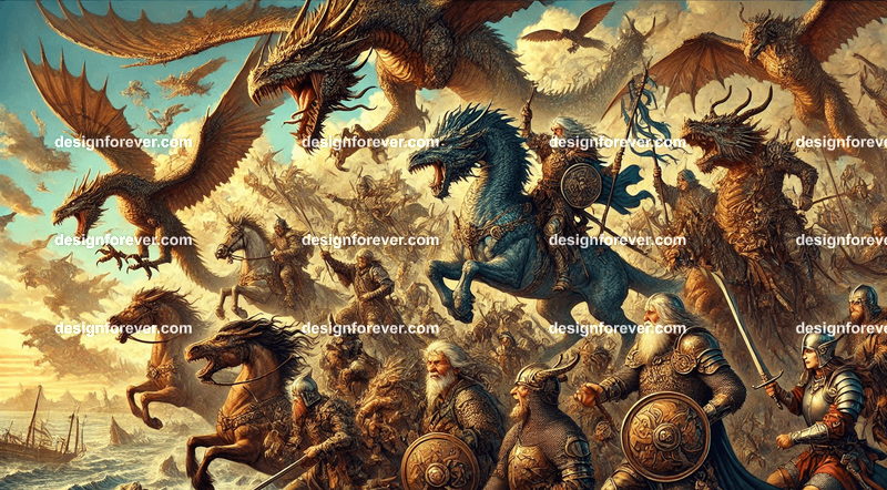 epic masterpiece of fantasy art