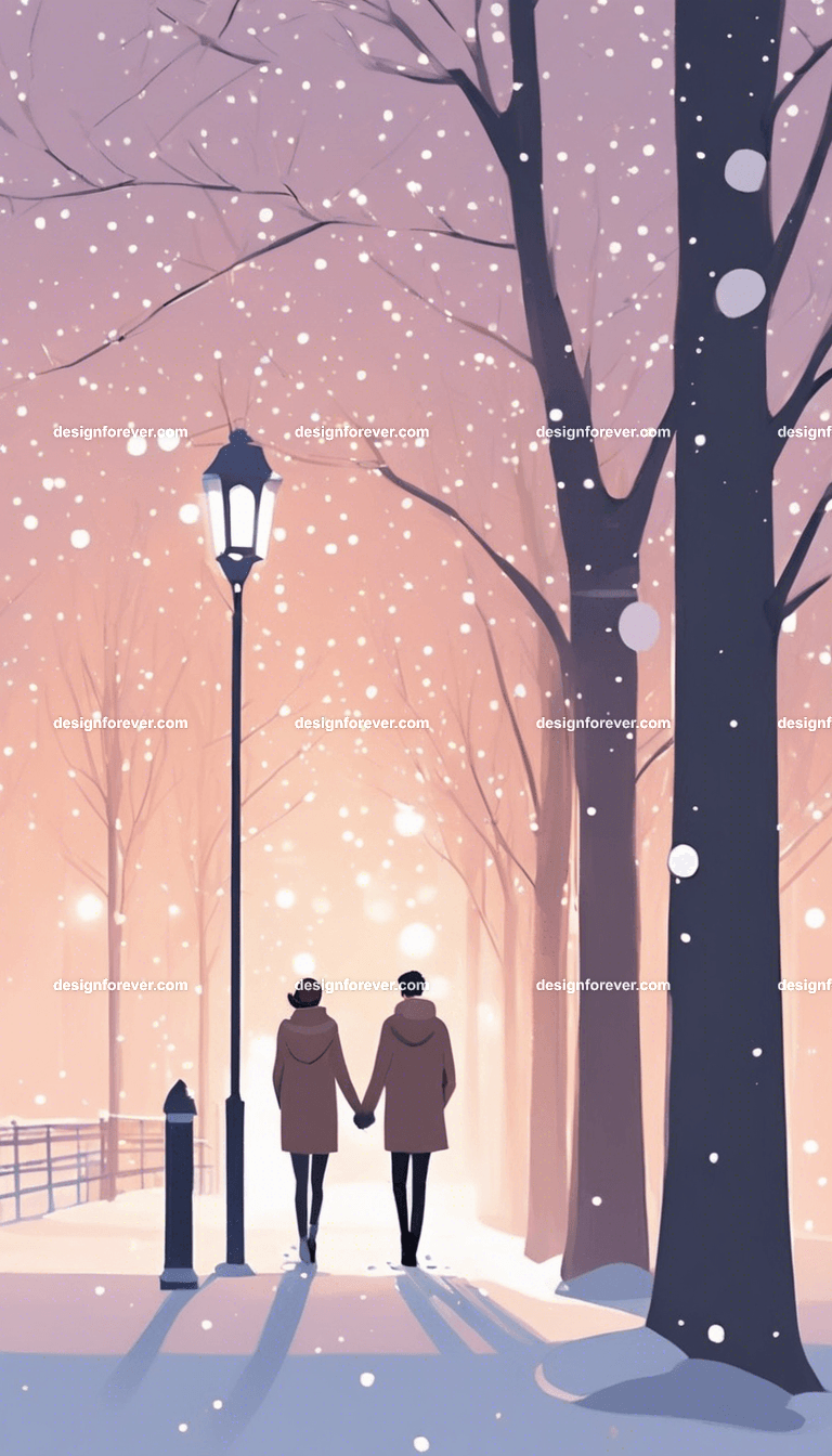 a couple wife husband girlfriend boyfriend celebrating new years xmas christmas holiday