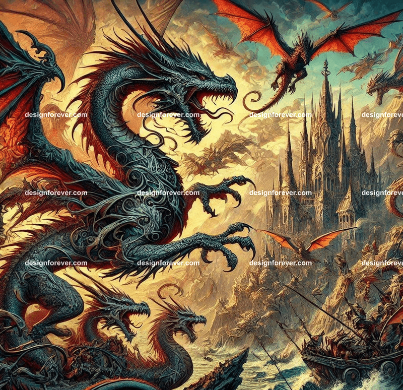 epic masterpiece of fantasy art