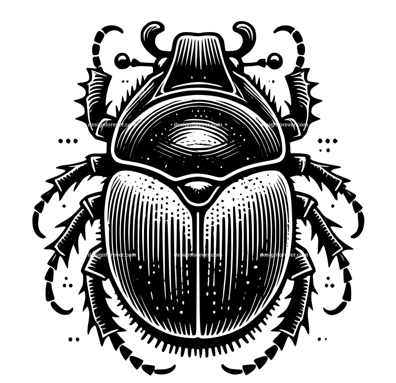 Dung Beetle graphic logo