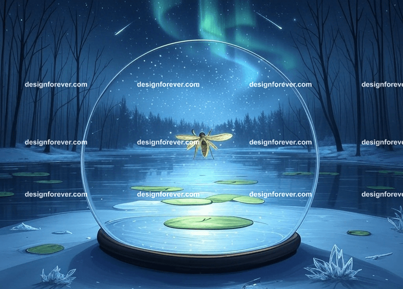 firefly in crystal ball orb