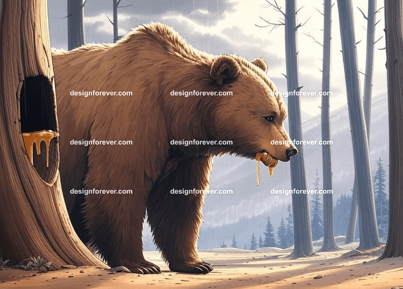 Animals as Storybook Adventurers – Characters styled like classic children's book illustrations