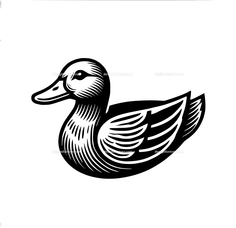 the duckling graphic logo
