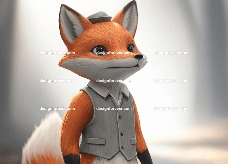 Animals as Storybook Adventurers – Characters styled like classic children's book illustrations